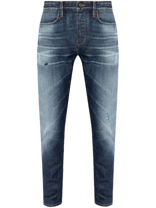 Washed effect jeans - 0942 BLUE