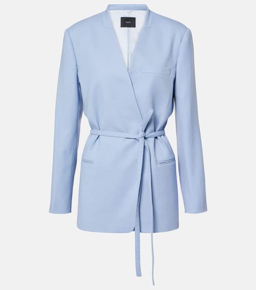 Victor wool crêpe jacket