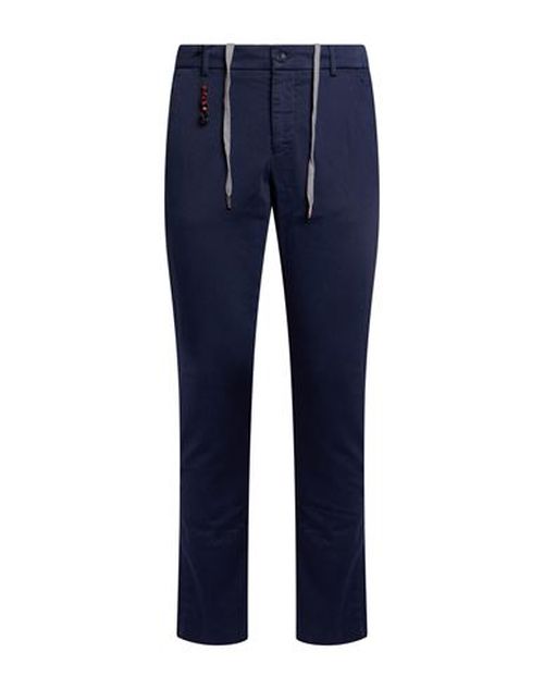 Man Pants Blue Size 32 Cotton, Elastane