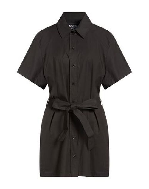 Woman Shirt Black Size 12 Cotton, Elastane
