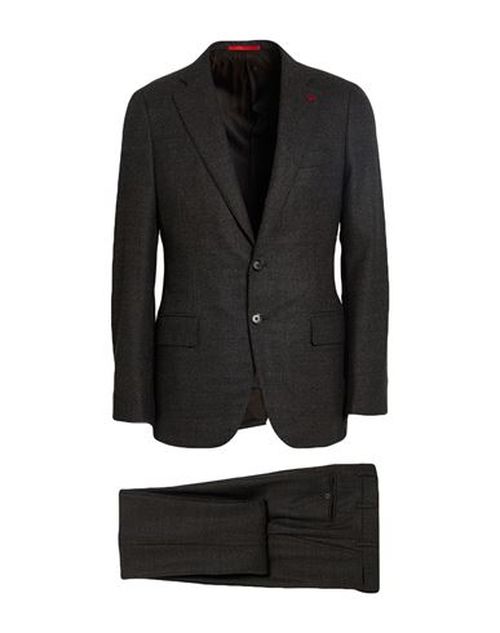 Man Suit Dark brown Size 42 Wool