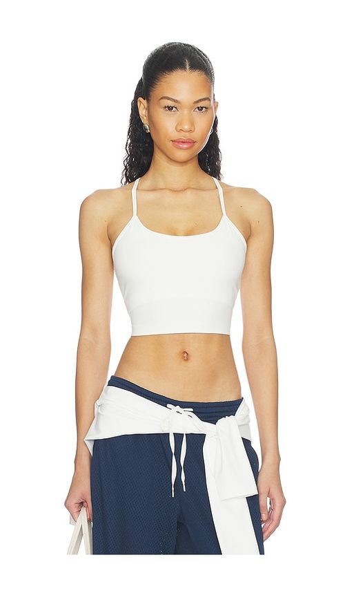 Splits59 Airweight Crop Tank Top in White. XS. Also in S, M