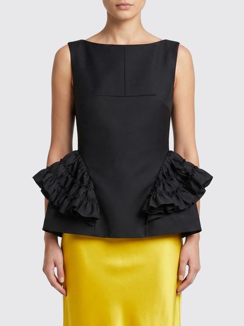 Top Woman color Black