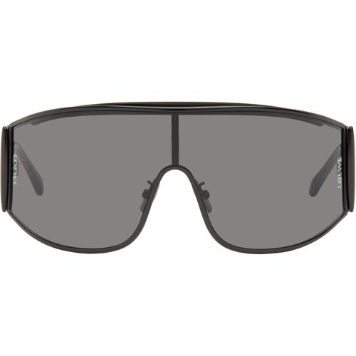 Black Speed Shield Sunglasses