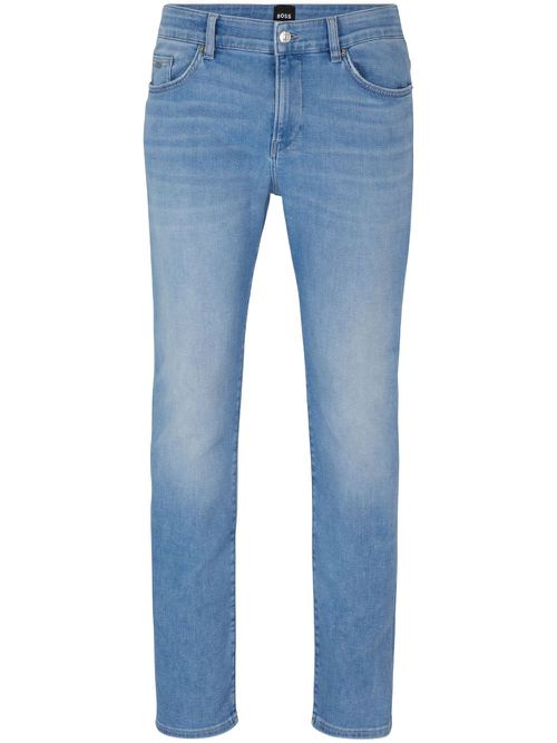 BOSS slim-fit cotton jeans - Blue