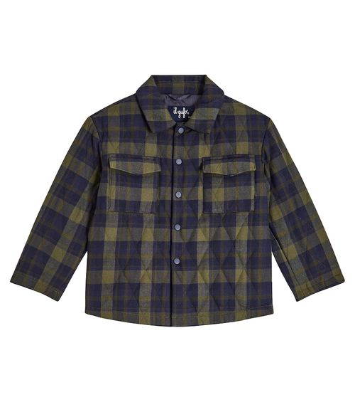 Il Gufo Quilted checked puffer jacket