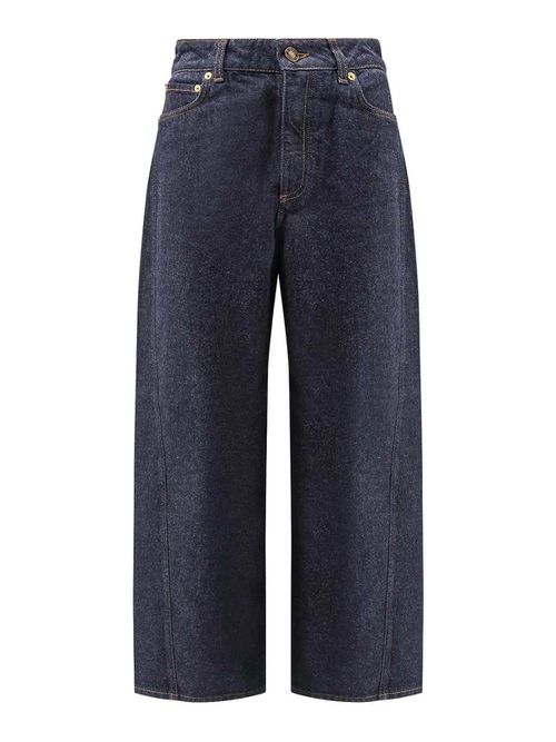 Jeans Twisted Dark Blue Denim