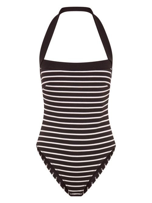 Lainey striped bodysuit - Black