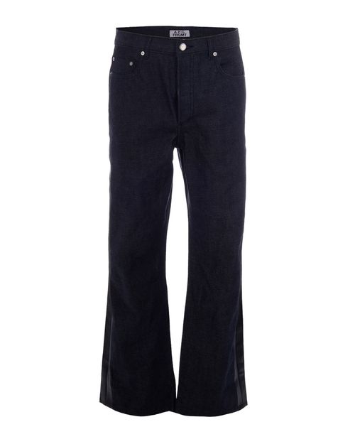 Dark Blue Straight Jeans