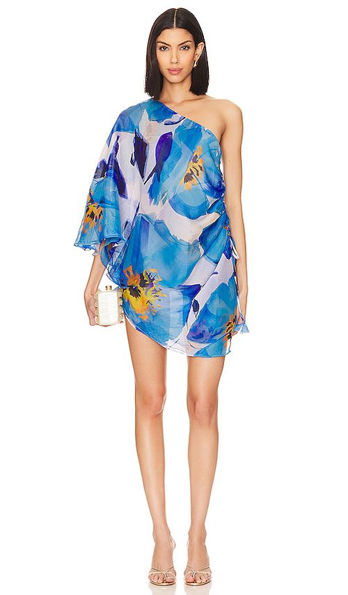 MISA Los Angeles Hera Dress in Blue. S. Also in