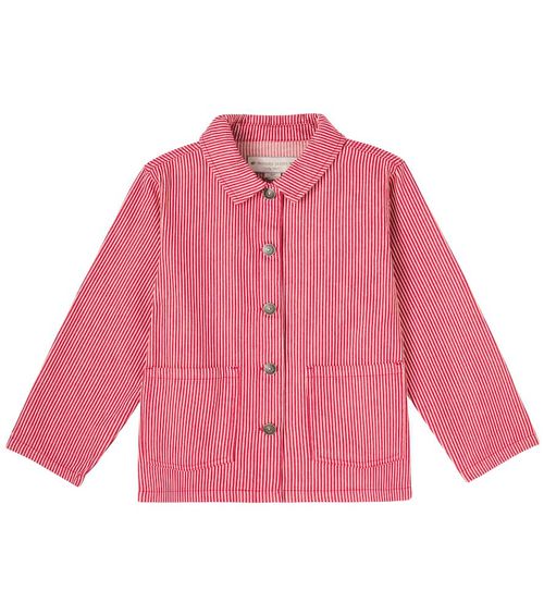 Konges Sløjd Luc striped cotton twill shirt
