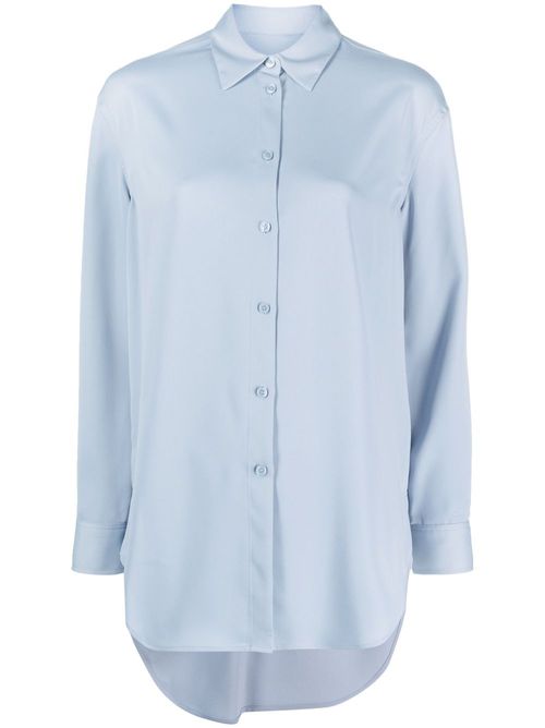 Long-sleeve buttoned shirt - Blue
