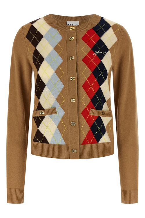Diamond-Shaped Cardigan