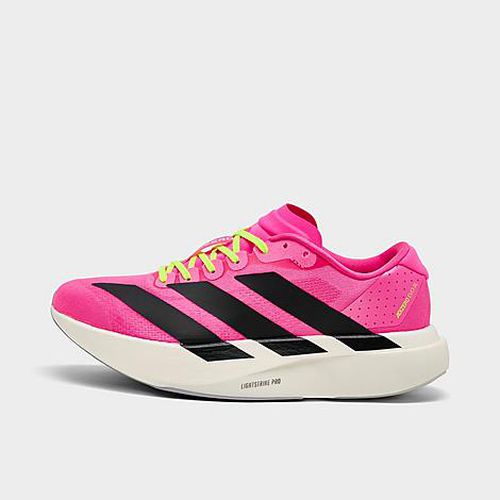 Women's adiZero EVO SL Running Shoes in Lucid Pink/Core Black/White