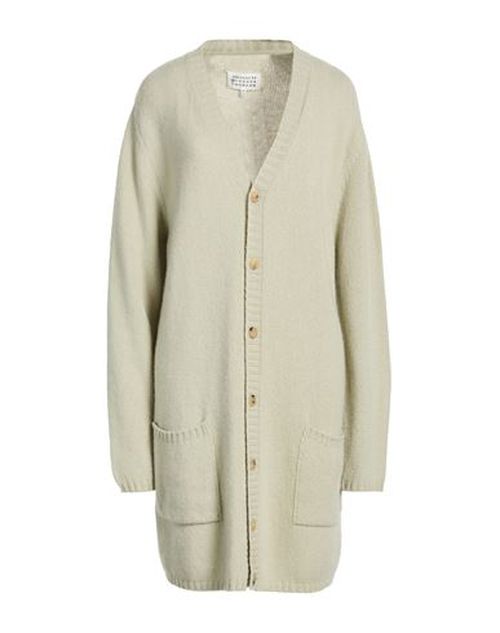 Woman Cardigan Sage green Size S Wool