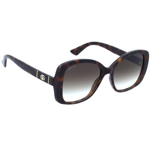 Brown Square Ladies Sunglasses GG0762S 002
