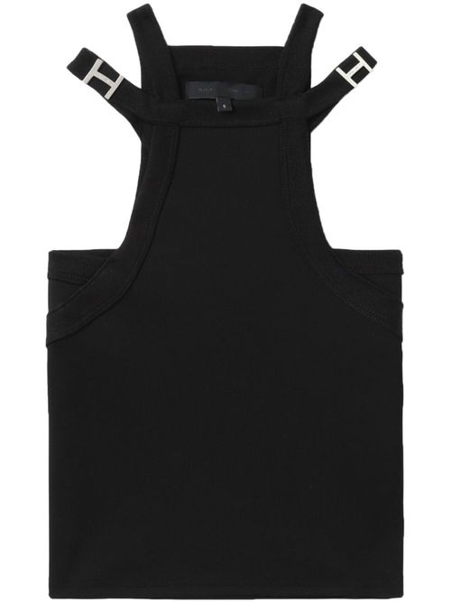 Zephyr ribbed tank top - Black
