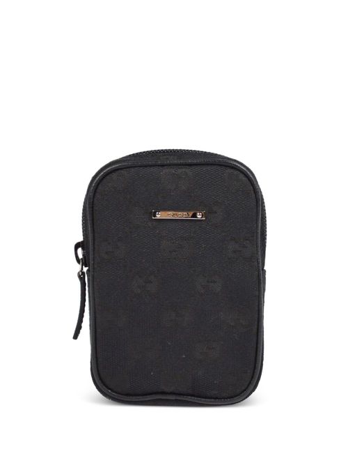 1990-2000 Classic GG Canvas mini zipped pouch - Black