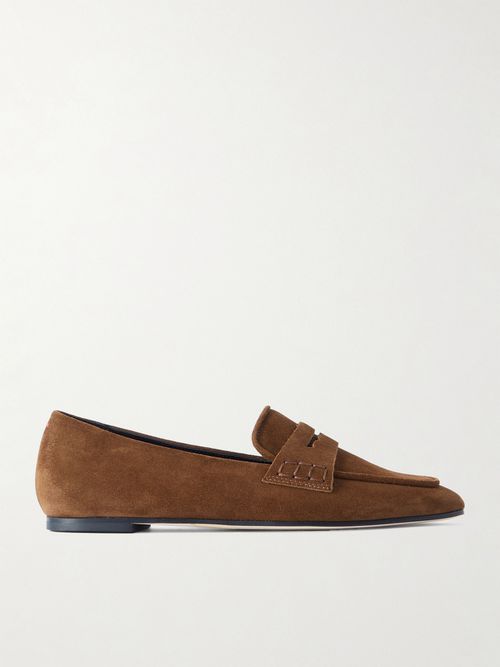 Alfie Suede Loafers - Brown