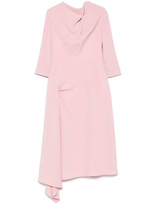 Gathered maxi dress - Pink