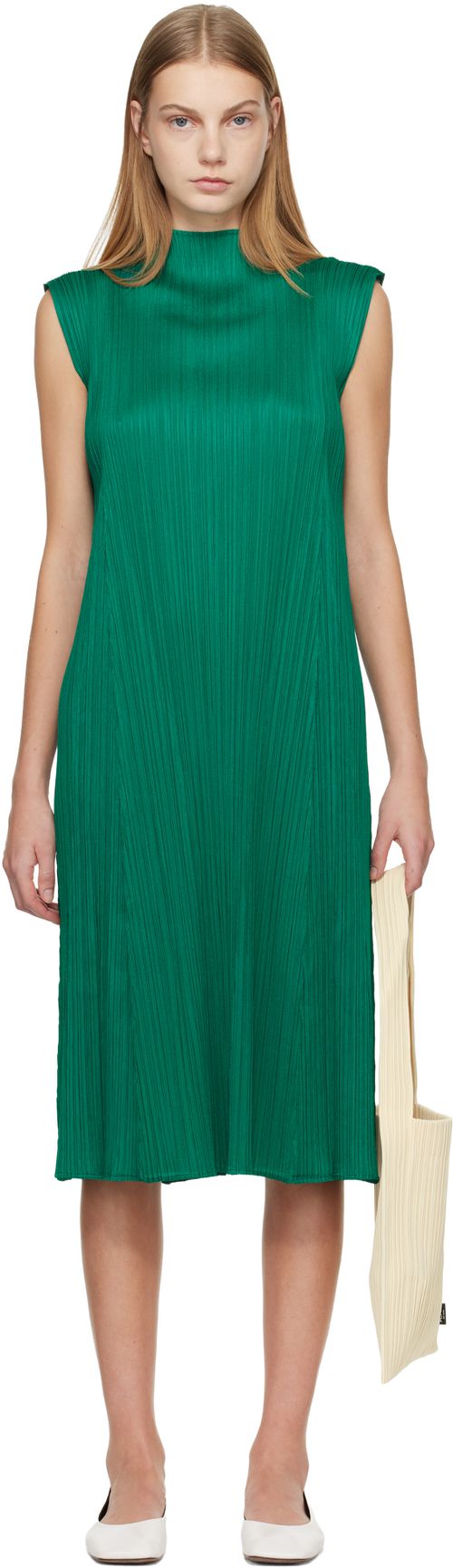 Green Monthly Colors November Midi Dress