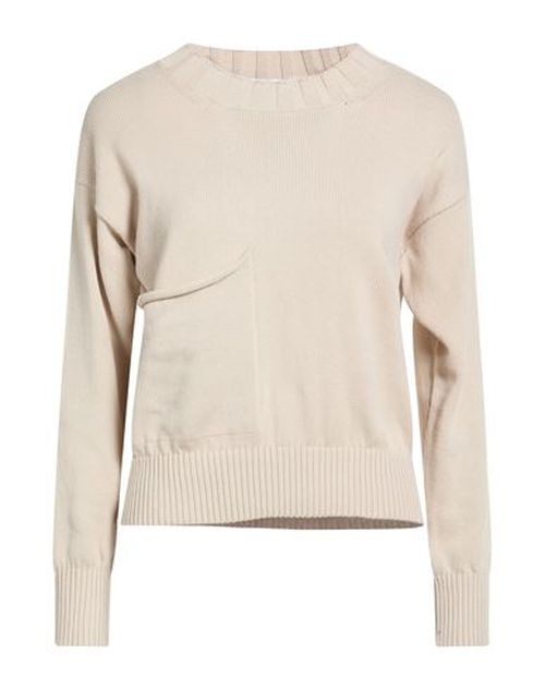 Woman Sweater Beige Size 12 Cotton
