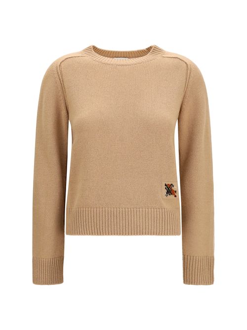 Wool and Cashmere Sweater — Camel