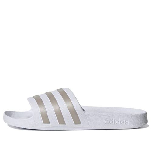 Adilette Aqua Slides 'Cloud White'