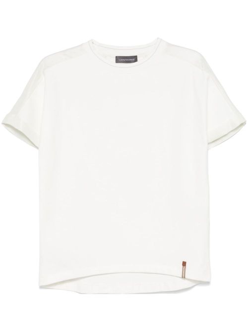 Panelled T-shirt - White