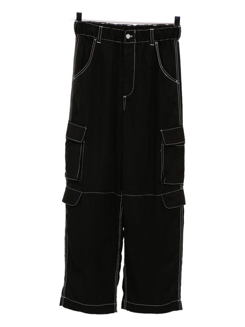 Wide-leg trousers - Black