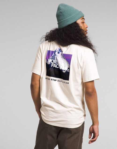 NSE box print T-shirt in off white
