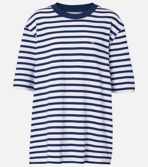 Striped cotton jersey T-shirt