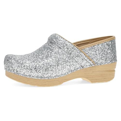 Dansko Professional Glitter Slip-On Clogs for Women