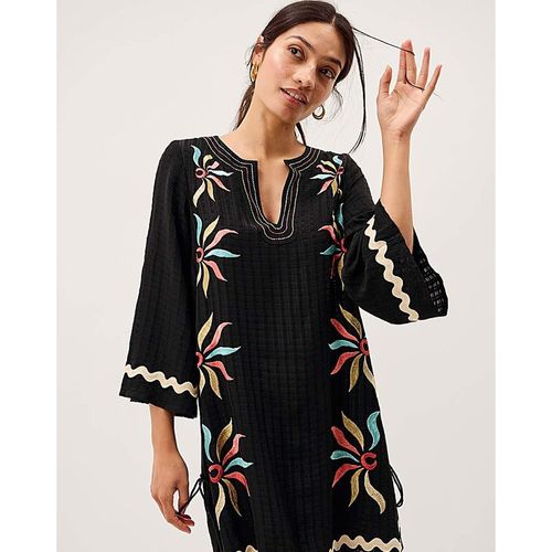 Monsoon Bonnie Embroidered Mini Kaftan