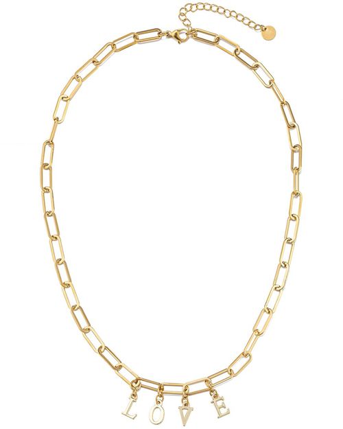 The Luxe Collection Titanium Love Strand Necklace