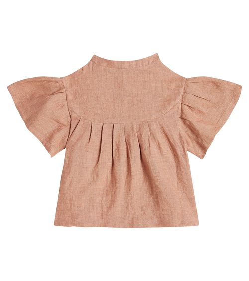 Rosalie linen-blend shirt