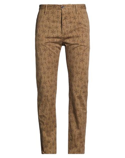 Man Pants Khaki Size 28 Cotton, Elastane