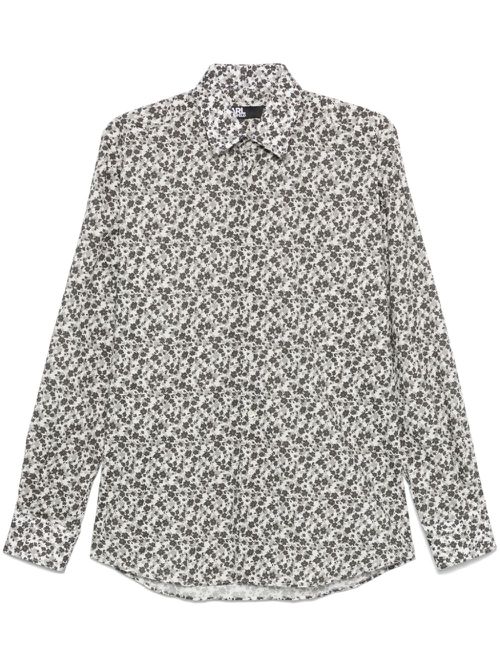 Floral-print shirt - Grey