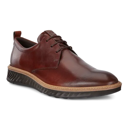 ST.1 Hybrid - Derbies cuir pour homme - Marron