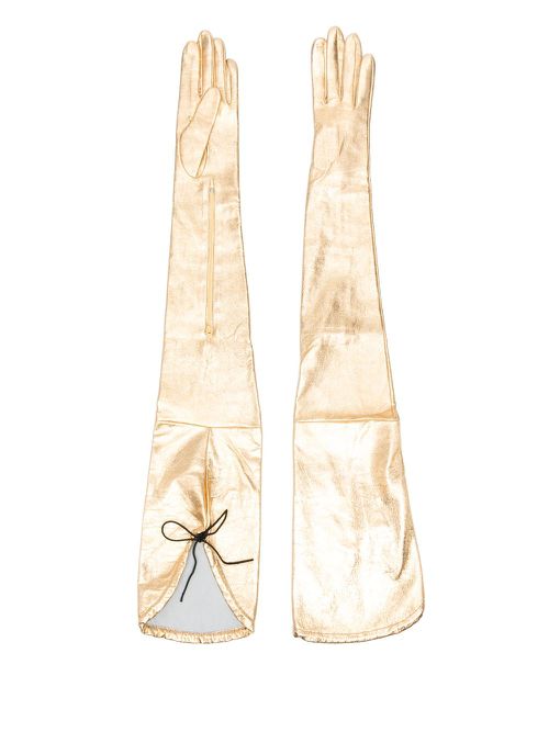 Long gloves - Gold