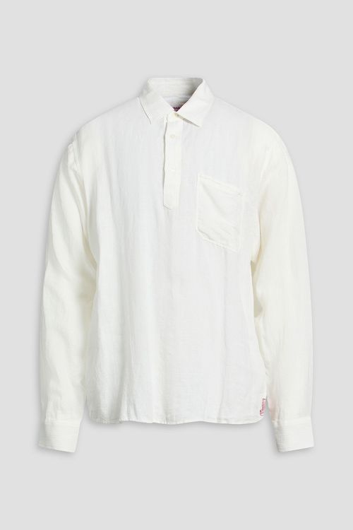 Shanklin linen-jacquard shirt - White - S