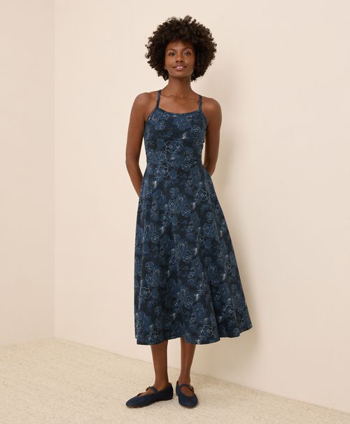 Women's Solstice Floral Fit & Flare Midi Dress R