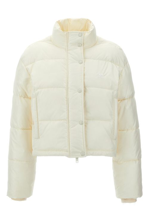 'Ac' Cropped Down Jacket