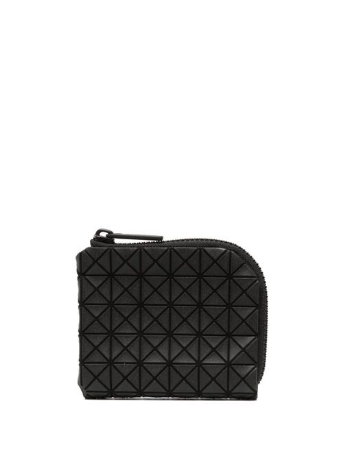 Clam geometric-panelled wallet - Black