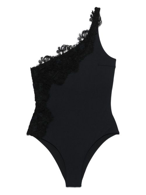 Ermanno Scervino lace-detail swimsuit - Black