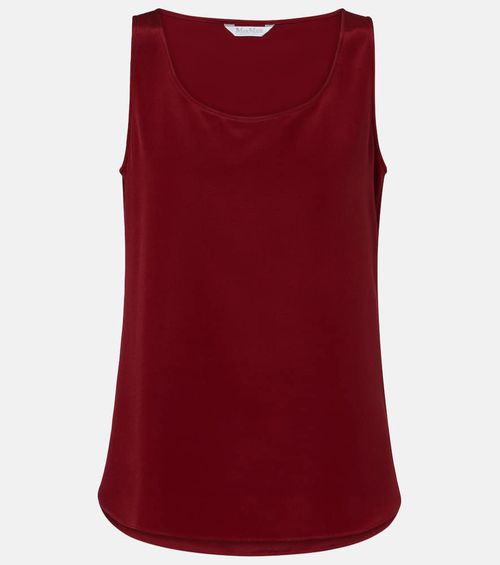 Pecora silk-blend top