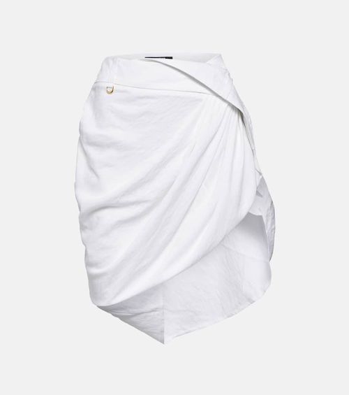 La Mini Jupe Saudade draped miniskirt