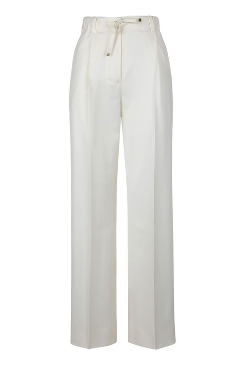 Wool Gabardine Tailored Trousers