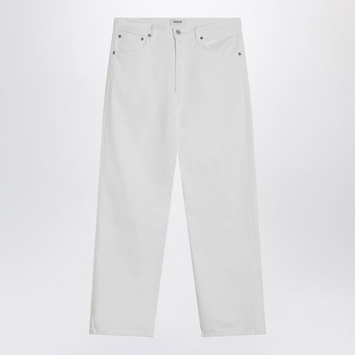 Agolde White Jeans In Regenerated Denim