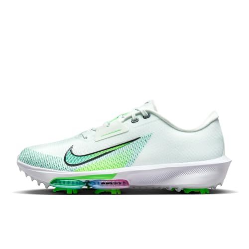 Nike Infinity Tour 2 Golf Shoes (HQ2158-001, Pure Platinum/White/Safety Orange)